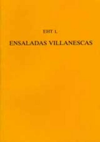 'Ensaladas Villanescas' From The 'Romancero Nuevo': (Exeter Hispanic Texts)
