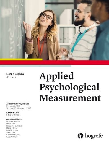 Applied Psychological Measurement: (Zeitschrift fur Psychologie)