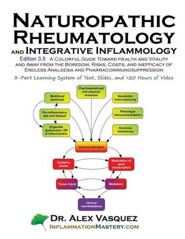Naturopathic Rheumatology and Integrative Inflammology V3.5: A Colorful Guide Toward Health and Vitality and Away from the Boredom, Risks, Costs, and (Inflammation Mastery & Functional Inflammology Edition 3.5 ed.)