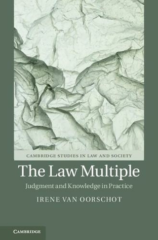 The Law Multiple: Judgment and Knowledge in Practice (Cambridge Studies in Law and Society)