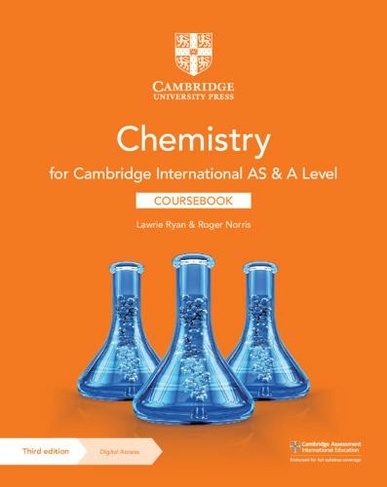 Cambridge International AS & A Level Chemistry Coursebook with Digital Access (2 Years): (3rd Revised edition)