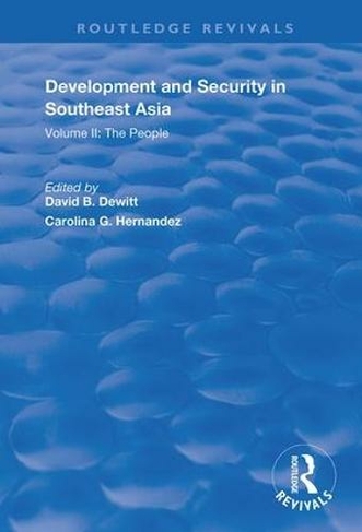 Development and Security in Southeast Asia: Volume I: The Environment (Routledge Revivals)