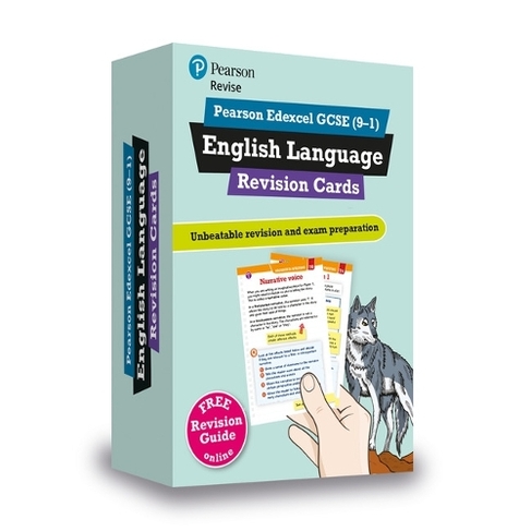 Pearson REVISE Edexcel GCSE English Language Revision Cards (with free online Revision Guide): For 2024 and 2025 assessments and exams (REVISE Edexcel GCSE English 2015): (REVISE Edexcel GCSE English 2015)