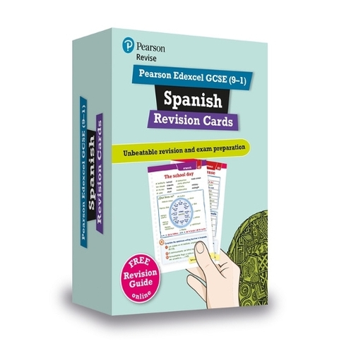 Pearson REVISE Edexcel GCSE Spanish Revision Cards (with free online Revision Guide): For 2024 and 2025 assessments and exams (Revise Edexcel GCSE Modern Languages 16): (Revise Edexcel GCSE Modern Languages 16)
