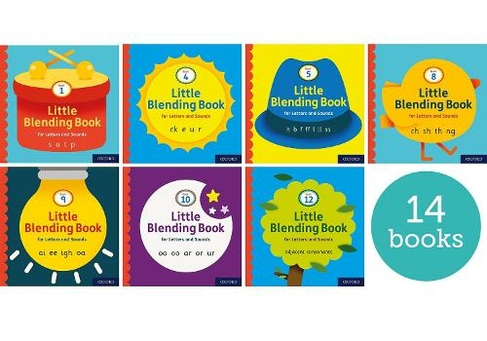 Little Blending Books for Letters and Sounds: Mixed Pack of 14: (Little Blending Books for Letters and Sounds 1)