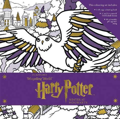 Harry Potter: Winter at Hogwarts: A Magical Colouring Set: (J.K. Rowling's Wizarding World)