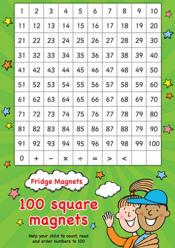 Fridge Magnets - 100 Square Maths Magnets: (Scholastic Magnets)