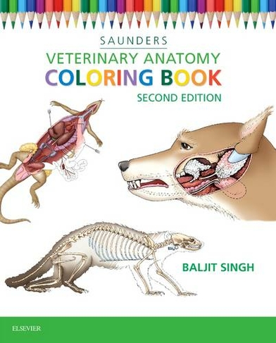 Veterinary Anatomy Coloring Book: (2nd edition)