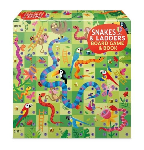 Snakes and Ladders Board Game: (Game and Book)