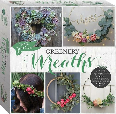 Create Your Own Greenery Wreath Kit Box Set: (Plants)