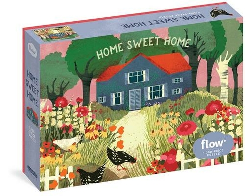 Home Sweet Home 1,000-Piece Puzzle: (Flow) for Adults Families Picture Quote Mindfulness Game Gift Jigsaw 26 3/8" x 18 7/8"