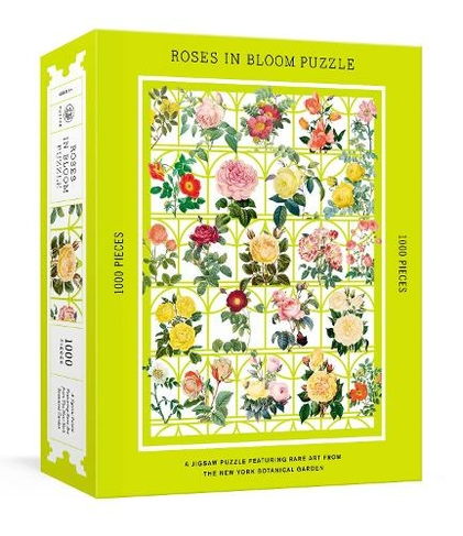 Roses in Bloom Puzzle: A 1000-Piece Jigsaw Puzzle Featuring Rare Art from the New York Botanical Garden: Jigsaw Puzzles for Adults