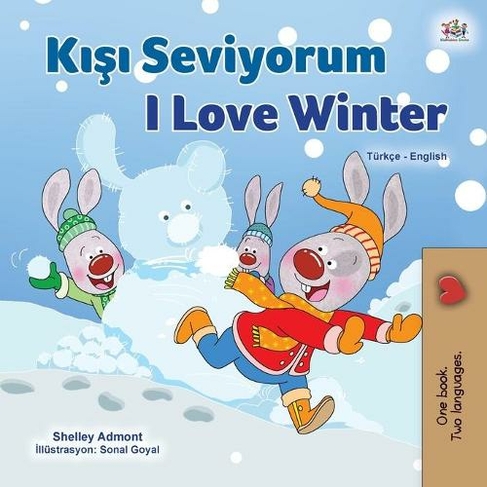 I Love Winter (Turkish English Bilingual Children's Book): (Turkish English Bilingual Collection Large type / large print edition)