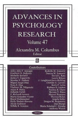 Advances in Psychology Research: Volume 47