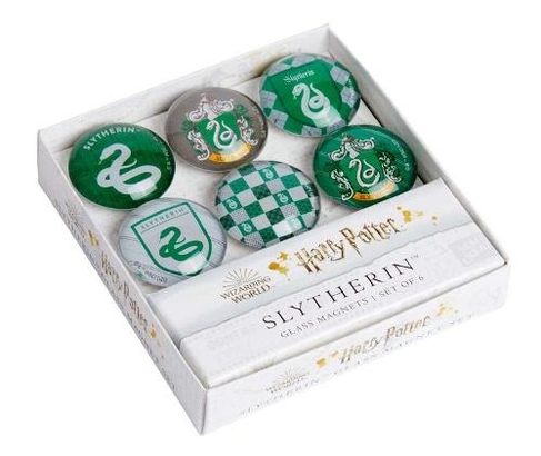 Harry Potter: Slytherin Glass Magnet Set: Set of 7 (Classic Collection)
