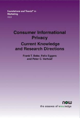 Consumer Informational Privacy: Current Knowledge and Research Directions (Foundations and Trends (R) in Marketing)