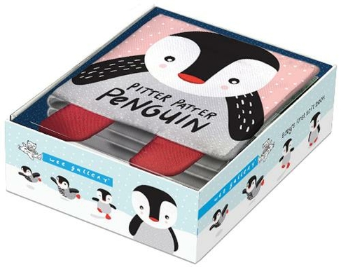 Pitter Patter Penguin: Baby's First Soft Book (Wee Gallery Cloth Books)
