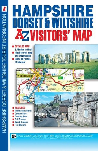 Hampshire, Dorset and Wiltshire A-Z Visitors' Map: (New 26th edition)