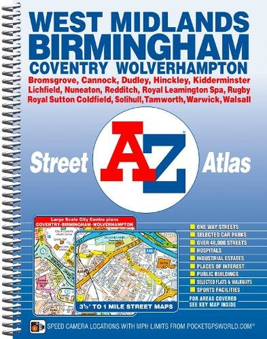 West Midlands A-Z Street Atlas (spiral): (New Fifth edition)
