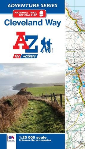 Cleveland Way National Trail Official Map: With Ordnance Survey Mapping (A -Z Adventure Series)