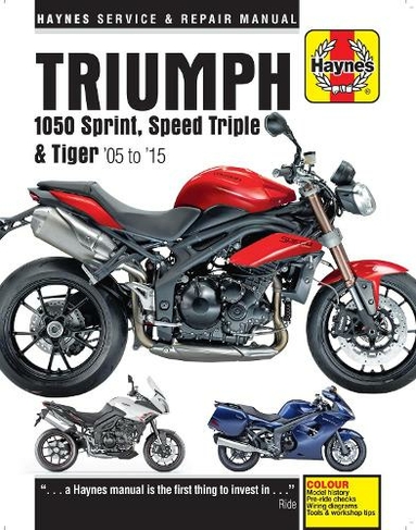 Triumph 1050 Sprint, Speed Triple & Tiger (05 - 15): (New edition)