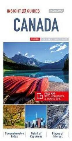 Insight Guides Travel Map Canada: (Insight Travel Maps 4th Revised edition)