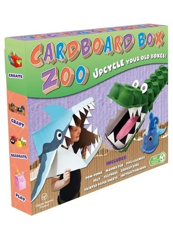 Cardboard Box Zoo: (Children's Arts and Crafts Activity Kit)