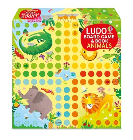 Ludo Board Game Animals: (Game and Book)