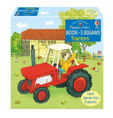 Poppy and Sam's Book and 3 Jigsaws: Tractors: (Farmyard Tales Poppy and Sam)