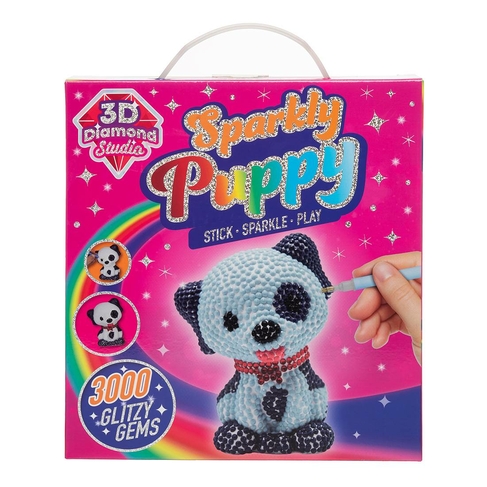 3D Diamond Studio Sparkly Puppy