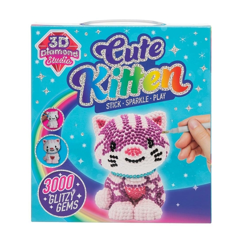 3D Diamond Studio Kit Cute Kitten