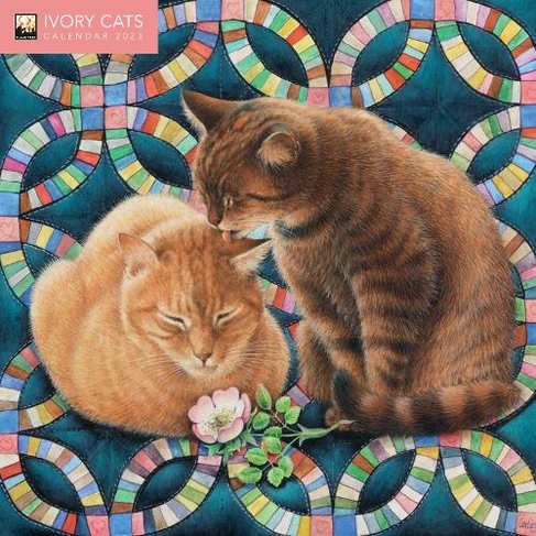 Ivory Cats Mini Wall Calendar 2023 (Art Calendar): (New edition)