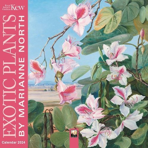 Kew Gardens: Exotic Plants by Marianne North Mini Wall Calendar 2024 (Art Calendar): (New edition)