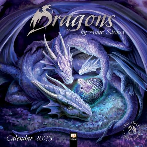 Dragons by Anne Stokes Wall Calendar 2025 (Art Calendar): (New edition)
