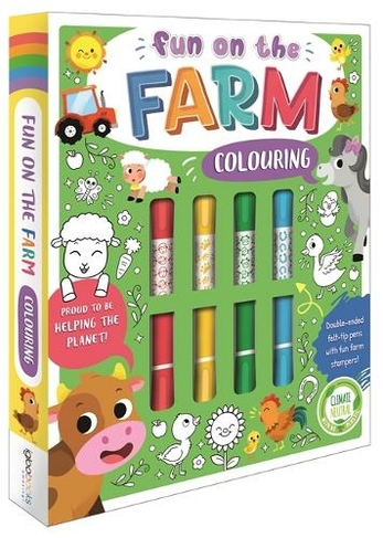 Fun on the Farm Colouring: (Book and Felt Tip Pens)