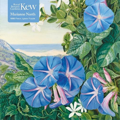 Adult Jigsaw Puzzle Kew: Marianne North: Amatungula and Blue Ipomoea, South Africa: 1000-Piece Jigsaw Puzzles (1000-piece Jigsaw Puzzles New edition)