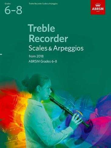 Treble Recorder Scales & Arpeggios, ABRSM Grades 6-8: from 2018 (ABRSM Scales & Arpeggios)
