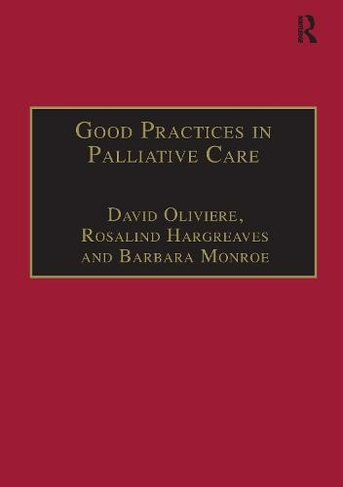Good Practices in Palliative Care: A Psychosocial Perspective