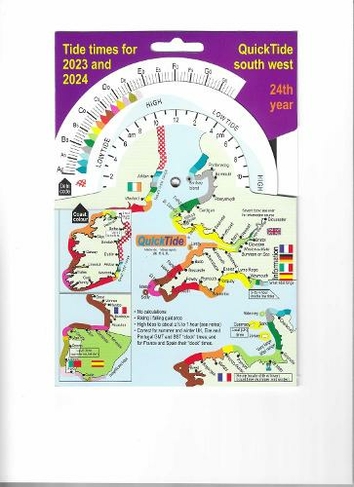 QuickTide south west 2023/2024  24th year: Tide times of south-west England and Wales, and Ireland, France, Spain, Portugal (QuickTide)