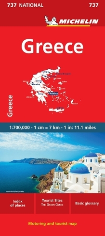 Greece - Michelin National Map 737: Map