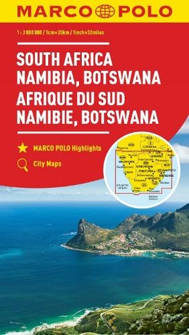 South Africa, Namibia & Botswana Marco Polo Map: (Marco Polo Maps)