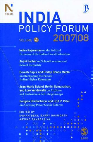 India Policy Forum 2007-08: (India Policy Forum)
