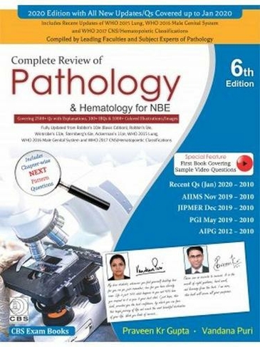 Complete Review of Pathology & Hematology for NBE: (6th Revised edition)
