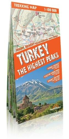 terraQuest Trekking Map Turkey: (trekking map)