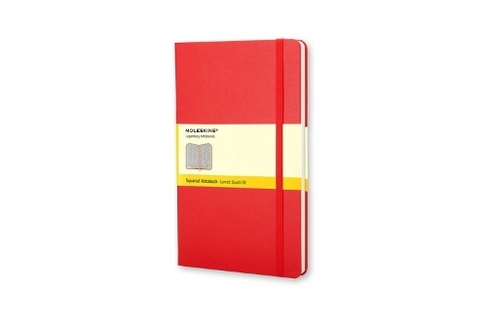 Moleskine Large Squared Hardcover Notebook Red: (Moleskine Classic)