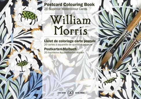 William Morris: Postcard Colouring Book