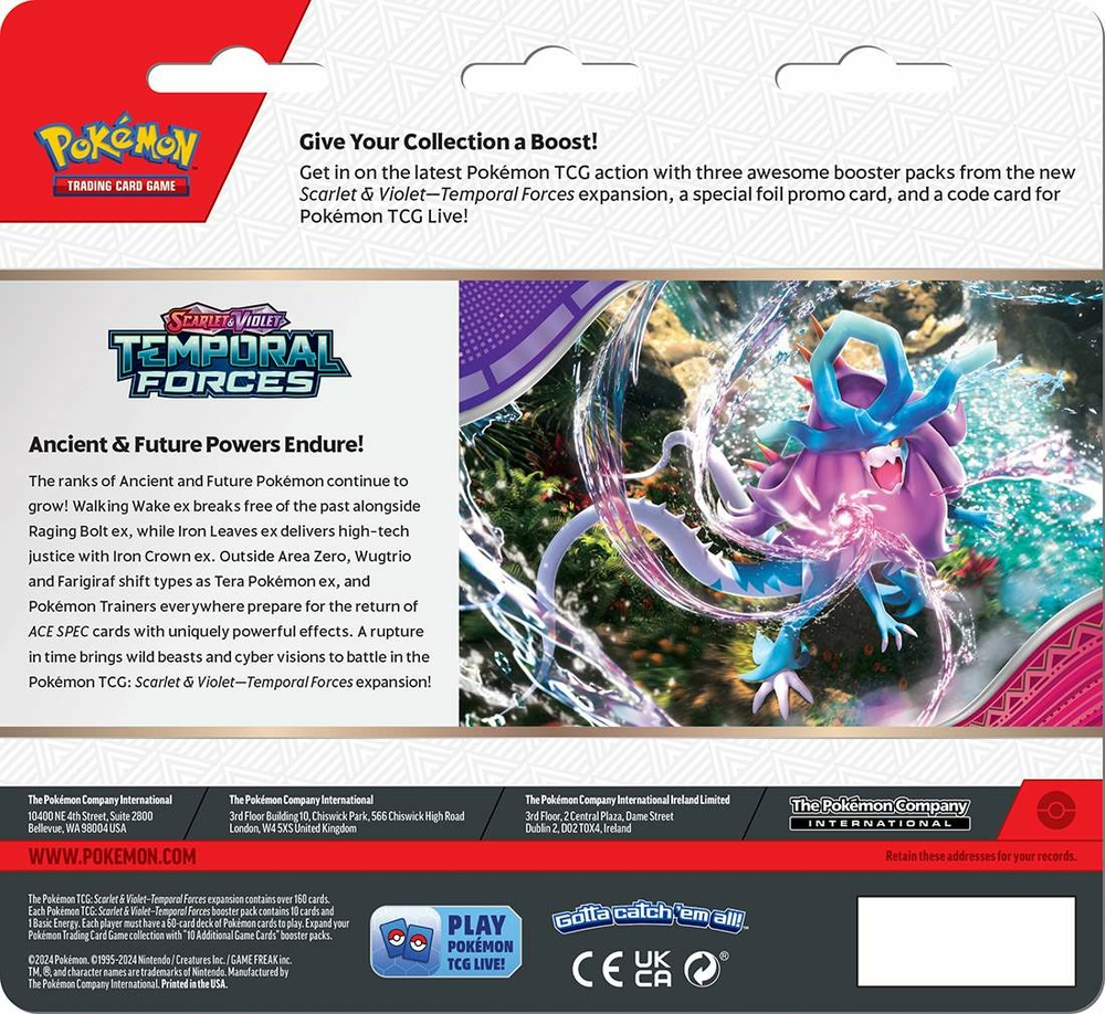 Pokémon TCG: Scarlet & Violet 5 3-Pack Display Pack